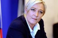 Marine Le Pen, presidente du Front national. (C)Miguel Medina / AFP