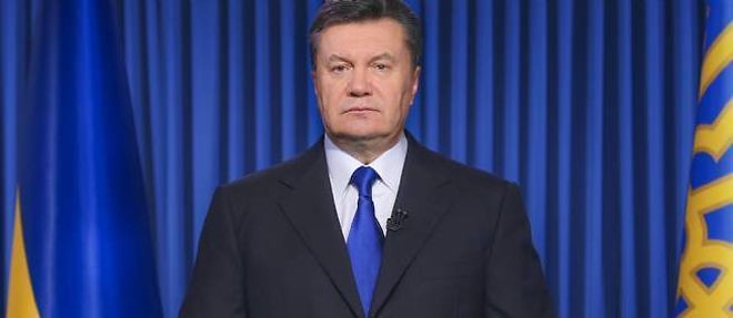 Viktor Ianoukovitch, le president ukrainien dechu.