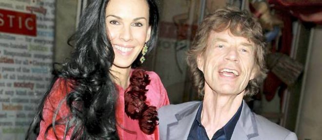 L'Wren Scott et Mick Jagger en 2010. Apparemment, la styliste et le chanteur filaient le parfait amour.