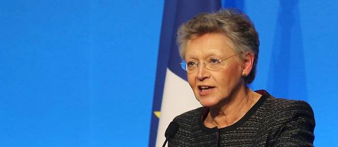 Le professeur Francoise Barre-Sinoussi, directrice de l'unite de recherche Inserm Regulation des infections retrovirales et Prix Nobel de medecine en 2008.