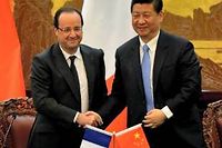 Hollande d&eacute;roule le tapis rouge au pr&eacute;sident chinois