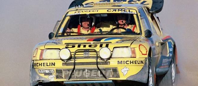 Peugeot, qui a deja remporte quatre Dakar (ici en 1987), espere augmenter son palmares des l'edition 2015.