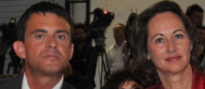 Manuel Valls et Segolene Royal, ici en 2011 a La Rochelle.