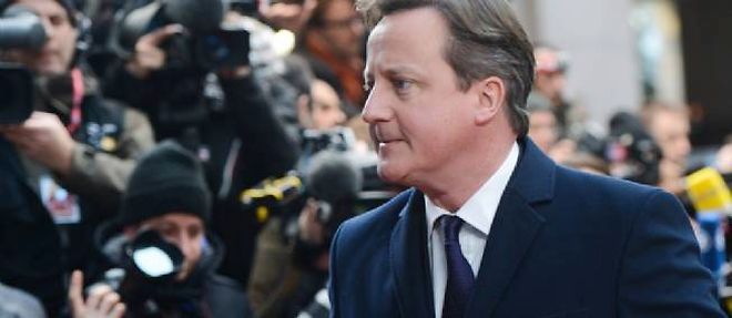 Le Premier ministre britannique, David Cameron, le 19 decembre 2013, a Bruxelles.