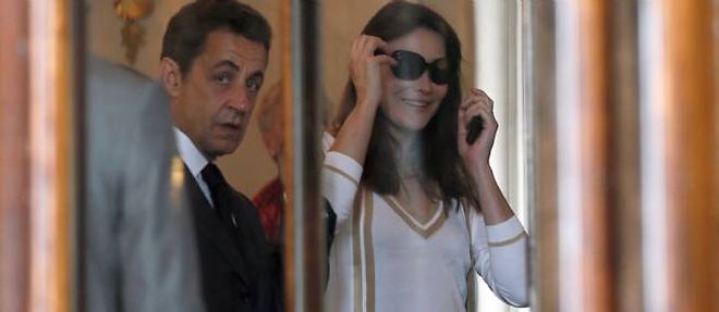 Nicolas Sarkozy et Carla Bruni-Sarkozy.