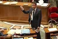 Manuel Valls, mardi à l'Assemblée nationale. ©Eric Feferberg / AFP