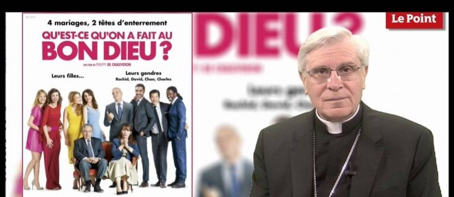 Cette semaine, Monseigneur di Falco évoque le racisme. ©Capture d'écran / LePoint.fr