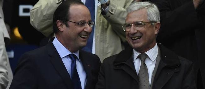 Francois Hollande et Claude Bartolone.