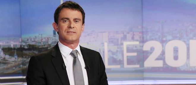 Manuel Valls au 20 heures de TF1 le 2 avril dernier.