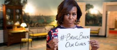VID&Eacute;O. Lyc&eacute;ennes enlev&eacute;es au Nigeria : Michelle Obama d&eacute;nonce &quot;un acte insens&eacute;&quot;