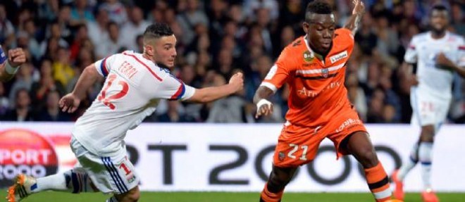 Lorient s'impose a Lyon 1 a 0 sur un but de Doukoure.