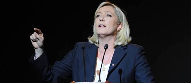 La presidente du FN Marine Le Pen, photo d'illustration.