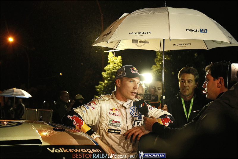 Latvala n'a pas ouvert le parapluie et assuré sa victoire avec détermination. ©  Michelin