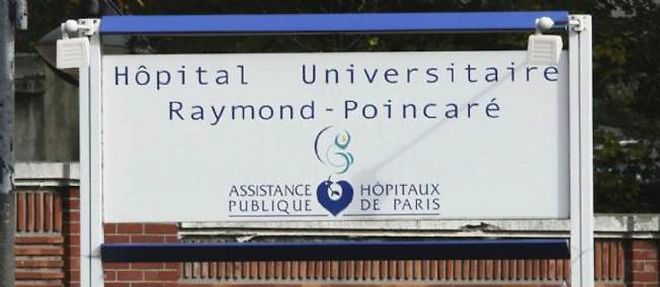 L'hopital Raymond-Poincare a Garches (Hauts-de-Seine).