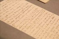 La lettre du marquis de Sade à son épouse depuis le donjon de Vincennes. ©Anne-Sophie Jahn