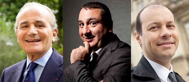 (de g. a d.) Bernard Lepidi (DVD), Cyril Castro (ex-UDF), Franck Keller (UMP).