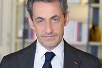 Nicolas Sarkozy dans ses bureaux de la rue de Miromesnil, a Paris, le 19 mai 2014. (C)Elodie Gregoire pour "Le Point"