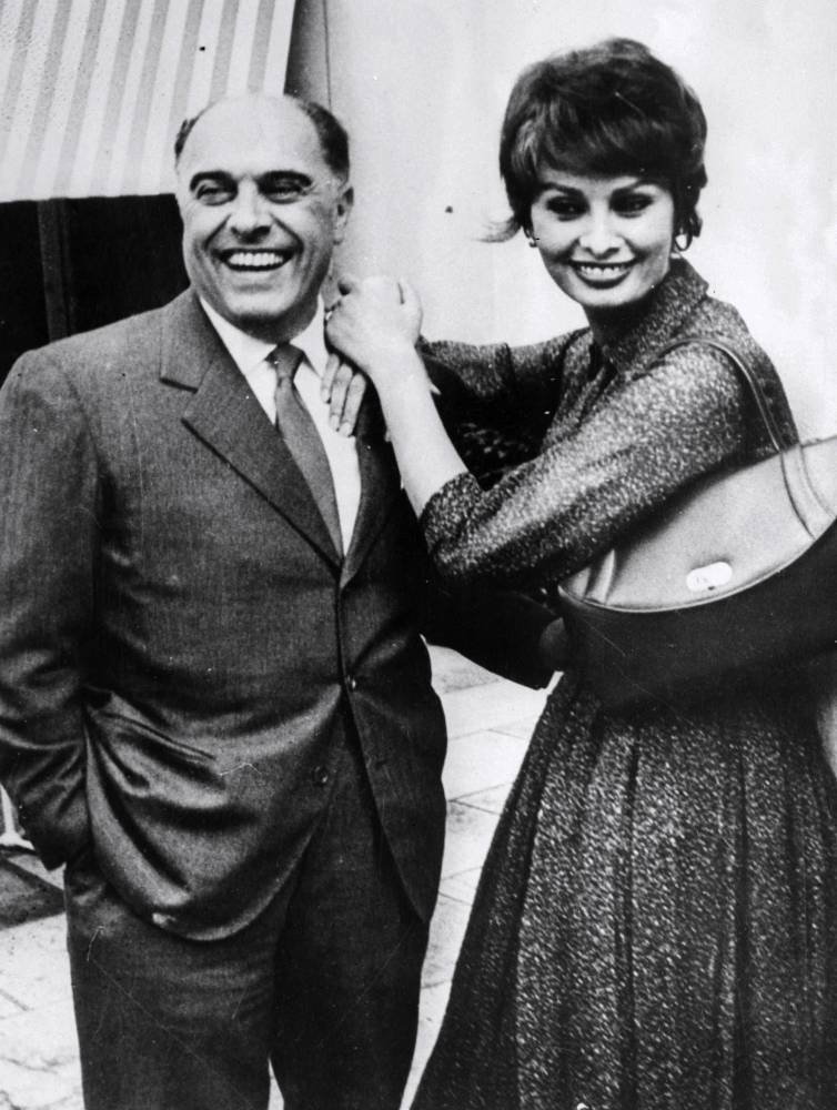 Sophia Loren et son mari Carlo Ponti, ici en 1959 © AFP  