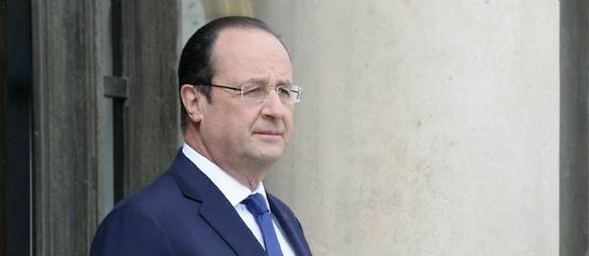 Le president de la Republique Francois Hollande.