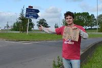 Les derniers kilometres de stop en France. (C)Auberie Allys