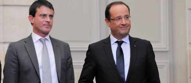 Manuel Valls et Francois Hollande.