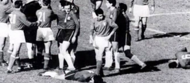 Le match Chili-Italie du 2 juin 1962 est l'un des plus violents de l'histoire de la Coupe du monde.