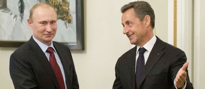 Une rencontre entre Nicolas Sarkozy et Vladimir Poutine en novembre 2012