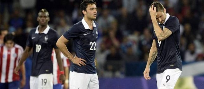 L'equipe de France concede le match nul (1-1) face au Paraguay.