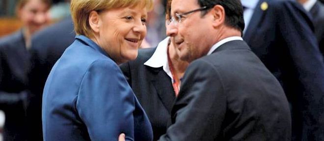 Francois Hollande et Angela Merkel.