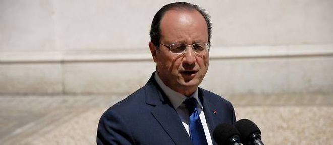 Le president Francois Hollande.