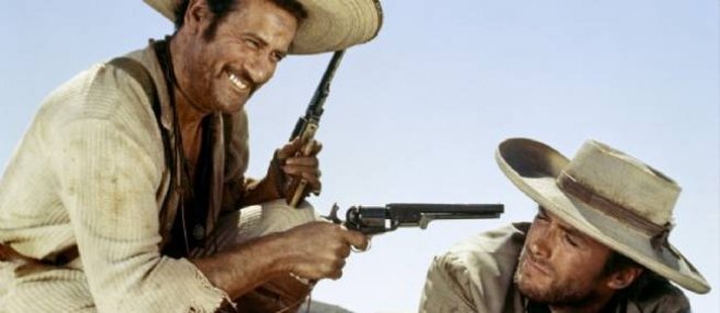 Eli Wallach et Clint Eastwood dans "Le Bon, la Brute et le Truand".