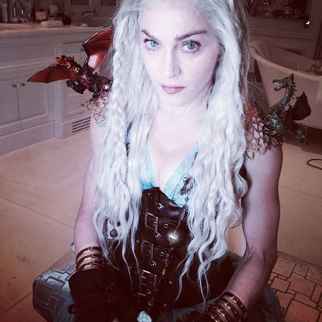 Madonne déguisée en Daenerys de "Game of Thones" ©  Instagram