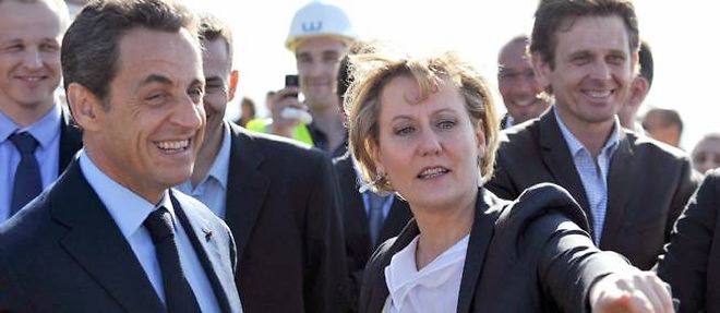 Nadine Morano et Nicolas Sarkozy en 2012.
