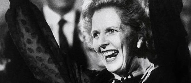 Margareth Thatcher le 11 juin 1984.