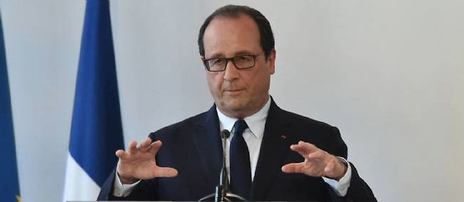 Le president Francois Hollande lors d'une conference de presse le 17 juillet 2014, photo d'illustration.
