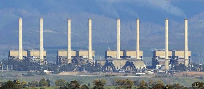 Une usine a charbon en Australie.