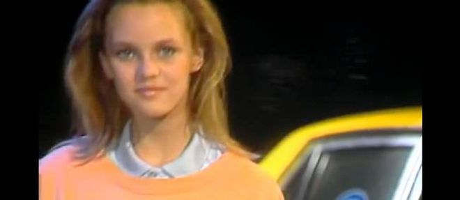 Vanessa Paradis dans le clip "Joe le taxi".
