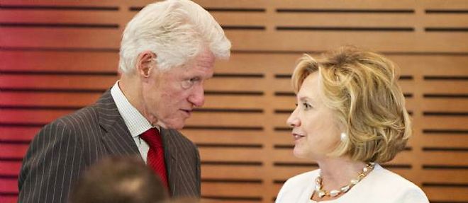 Le couple Clinton, en juillet 2013.