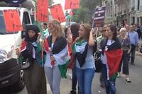 Gaza : pr&egrave;s de 15 000 manifestants d&eacute;filent dans le calme &agrave; Paris