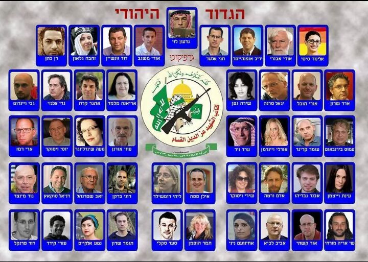 L'affiche haineuse qui dénonce "le bataillon juif du Hamas" ©  DR