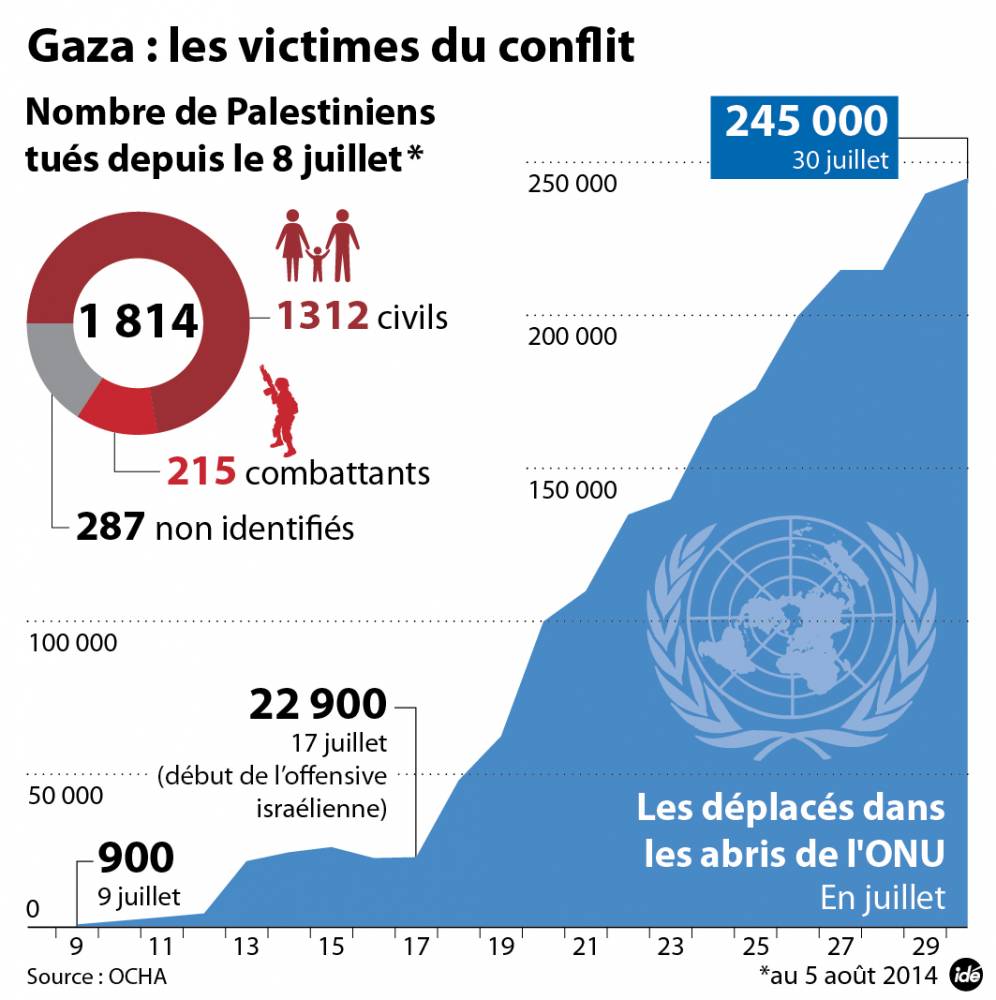 Mardi, les armes se taisent à Gaza