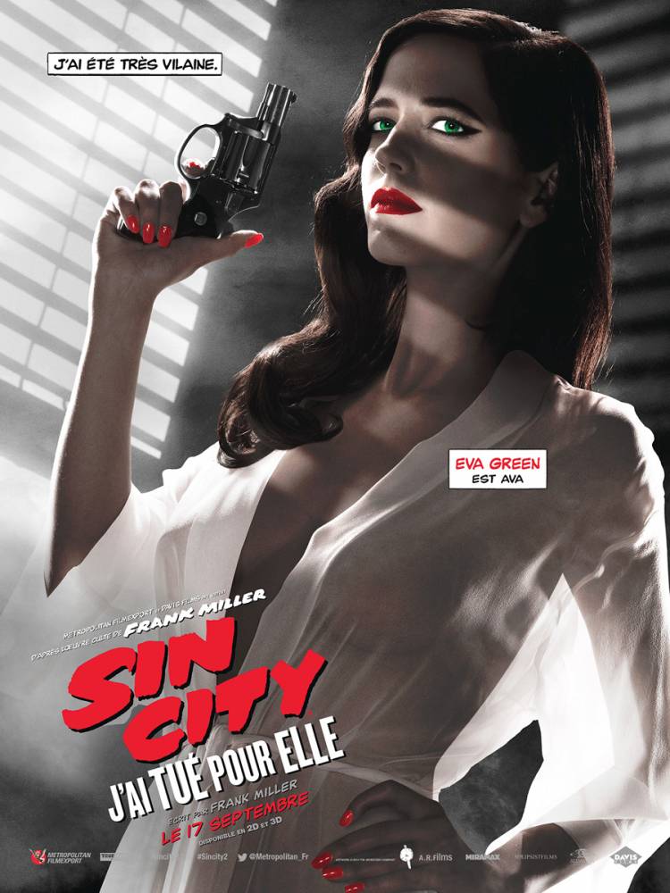 L'affiche de "Sin City j'ai tué pour elle" avec Eva Green ©  Metropolitan FilmExport