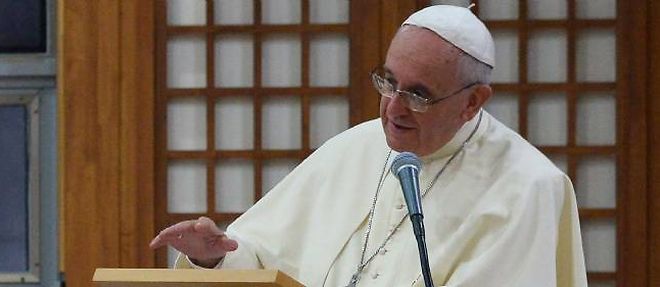 Le pape Francois en Coree du Sud le 17 aout 2014.