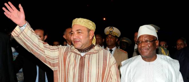 Le roi Mohammed VI et le president Ibrahim Boubacar Keita.