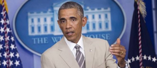 Le president americain Barack Obama, le 28 aout 2014.
