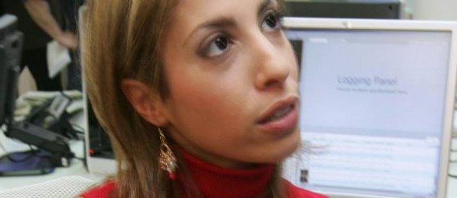 Lea Salame, quand elle officiait sur France 24 en 2006.
