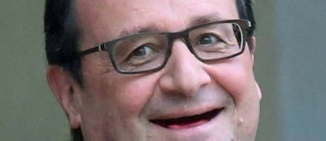 Un photomontage de Francois Hollande sans ses dents.