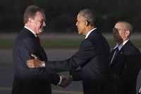 &Eacute;tats-Unis : Barack Obama en Estonie &agrave; la veille du sommet de l'Otan