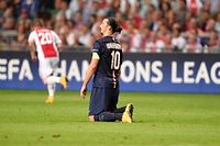 Zlatan Ibrahimovic, mercredi soir à Amsterdam. ©EMMANUEL DUNAND / AFP