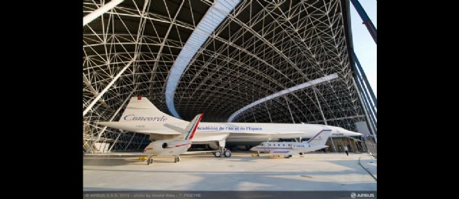 Le musee Aeroscopia a Toulouse en cours d'amenagement.